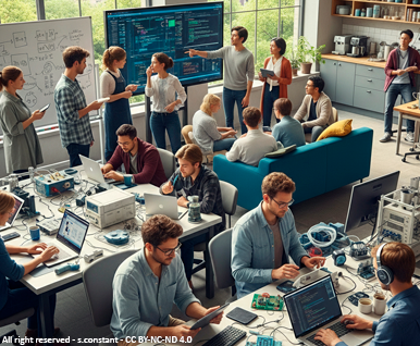 cooperation of researchers and developers